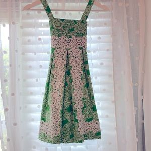 Lilly Pulitzer Girls Dress, Size 7, Green